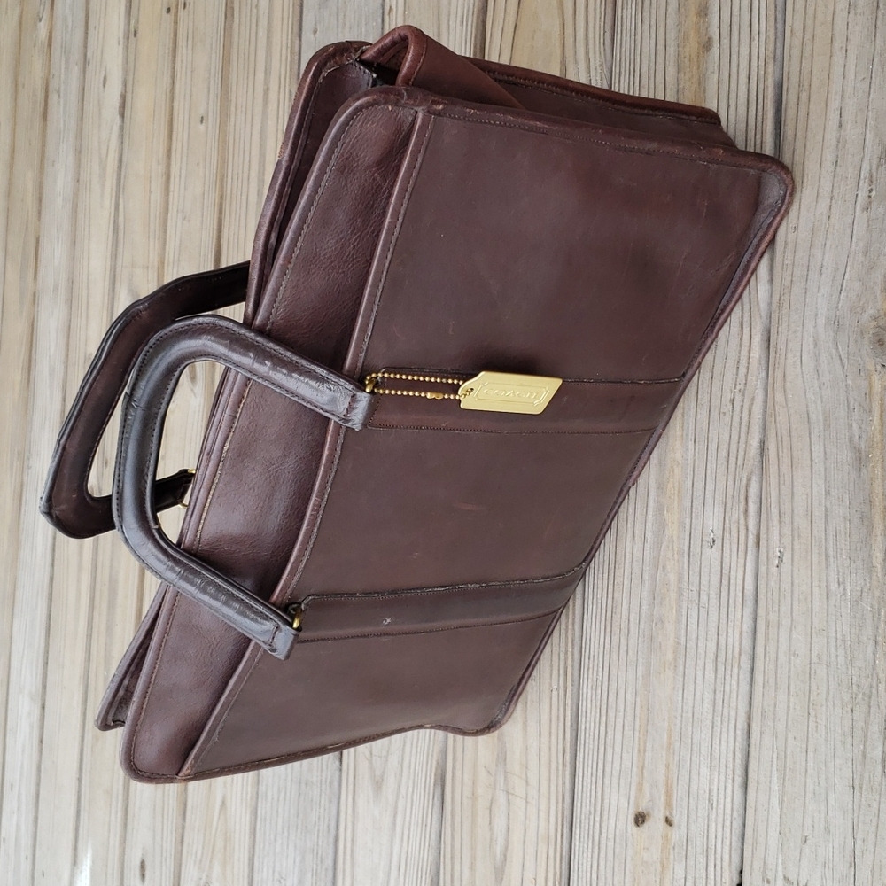 vintage coach embassy briefcase Gem